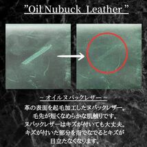 イタリアンレザー L字 ファスナー 長財布 ヌバック 牛革 本革 経年変化 新品 お札入れ 送料無料 ネイビー NN-00NV_画像7