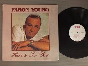 ●米LP FARON YOUNG/HERE`S TO YOU●