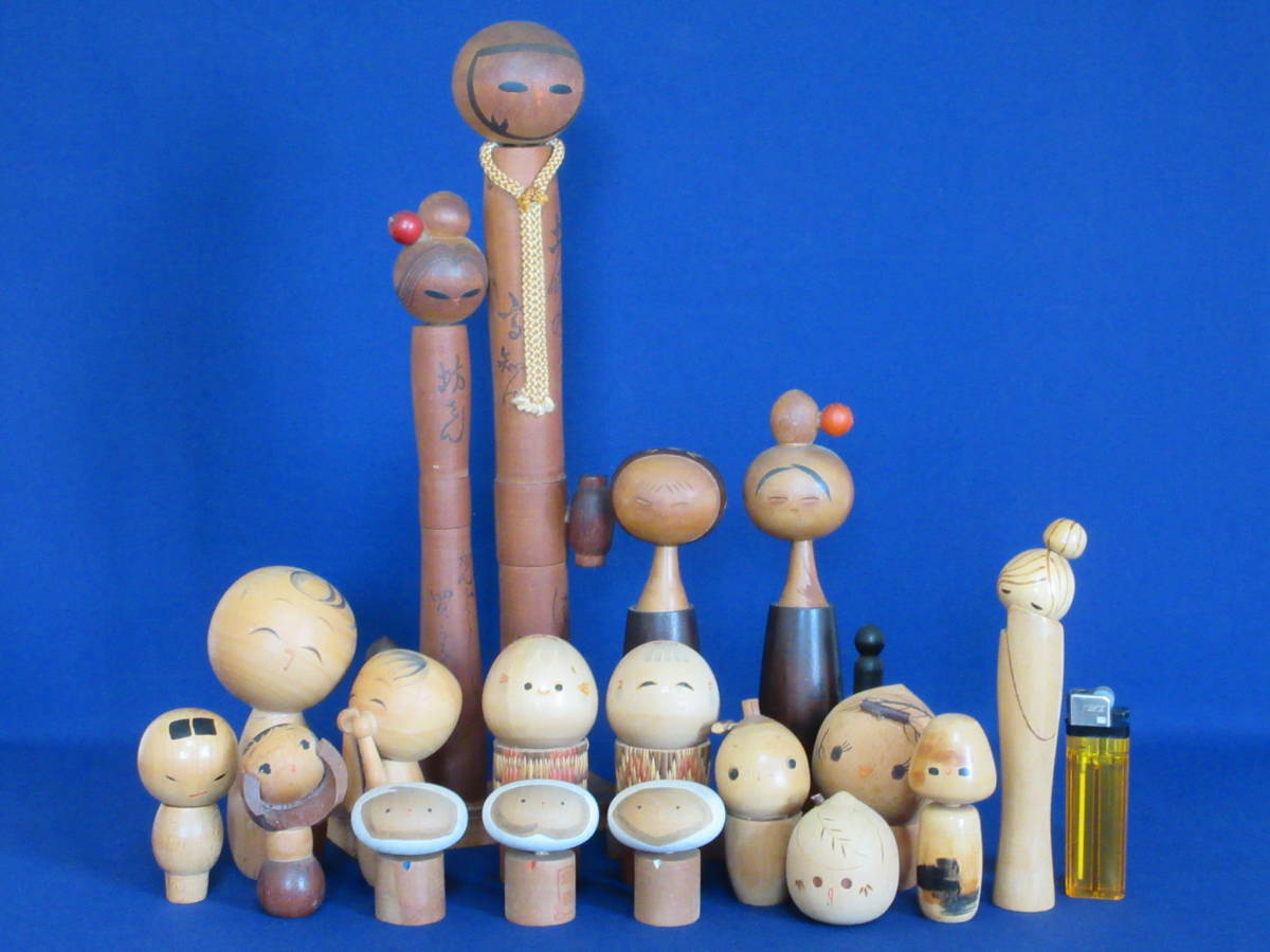 ヤフオク! -「けん?」(こけし) (日本人形)の落札相場・落札価格