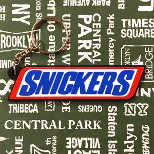 ラバーキーリング　SNICKERS　スニッカーズ　キーホルダー　チョコレート　アメリカンキャラクター　アメリカン雑貨