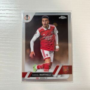 2022-23 Topps Chrome UEFA Club Competitions Gabriel Martinelli