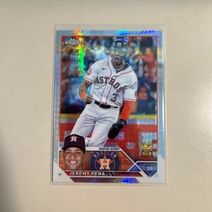 2023 Topps Chrome Jeremy Pena prism refractor