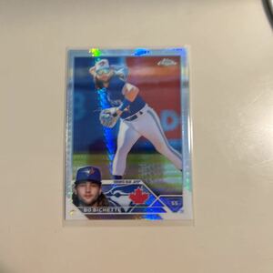 2023 Topps Chrome Bo Bichette prism refractor