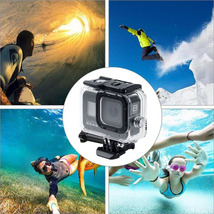 GoPro ゴープロ 8 用 アクセサリー 防水 ハウジング ケース クリア アクションカメラ ウェアラブルカメラ マルチ 透明 クリアー_画像9