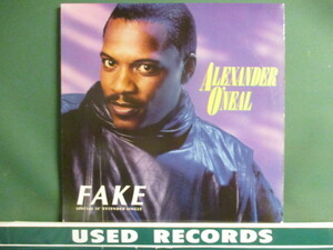 ★ Alexander O'neal ： Fake 12'' ☆ (( 87年のR&BチャートNo.1Hit !! / Oneal / 落札5点で送料当方負担