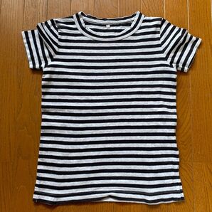 無印良品半袖ストライプTシャツ