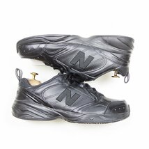 US9 4E表記　27㎝相当　New Balance MX624AB2　ニューバランス　ローカット　スニーカー　ブラック　テック系　街履き　シティ　黒　/U8657_画像5