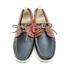 美品　USA製　CM28㎝表記　SEBAGO　DOCKSIDES　セバゴ　ドックサイズ　デッキシューズ　ツートーン/U8699_画像2