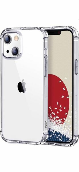 a-857 ONES iPhone13 ケース HD全透明 米軍MIL規格 超耐衝撃 『 360°エアバッグ、半密閉音室 』