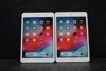 S0388(SLL) & L 2台セット Apple iPad mini2 Wi-Fiモデル 16GB シルバー ME279J/A A1489 タブレット 本体のみ..._画像1