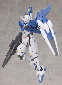 組立済ガンプラ「HGガンダムエアリアル（改修型） (機動戦士ガンダム 水星の魔女より）」完成品　未使用シール＆全パーツ付属