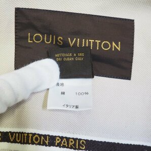 LOUIS VUITTON ルイヴィトン デニム トラッカー ジャケット 40 ベージュ 長袖 レディース [55071]の画像7