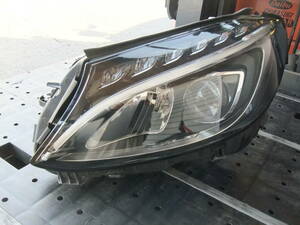 ★ベンツ Cクラス DBA-205240C 左 ヘッド ランプ ライト 775 A2059069404 (A2059067503)W205 LED ★2023/7,28,1