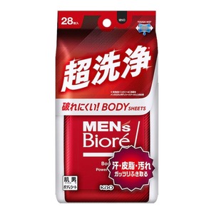  Kao men's biore body seat super washing type 28 sheets several possible 