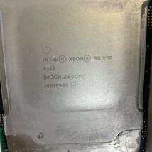 K5070466 INTEL XEON SILVER 4112 2.60GHZ CPU 1点【中古動作品】_画像3