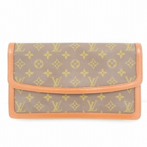 #axb ルイヴィトン LOUISVUITTON セカンドバッグ ポシェットダム GM 茶系 モノグラム ヴィンテージ レディース [809439]