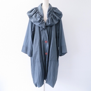 #apc Issey Miyake perumanentePERMANENTE ISSEYMIYAKE coat M nylon hood ba Rune made in Japan lady's [821885]