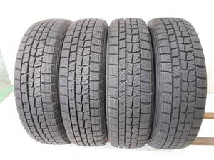 バリ山19年ダンロップWM01：155/65R14　中古4本組み替え交換取り付けＯＫ！