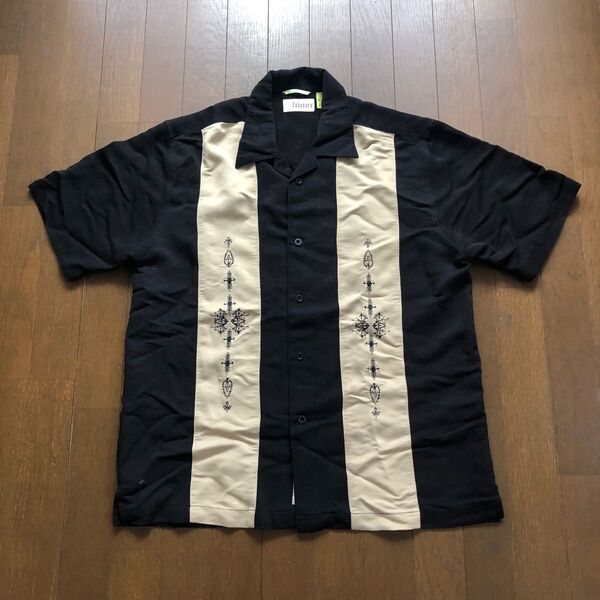 vintage オープンカラーシャツ チカーノ ワーク 車 バイク 古着 半袖 ヤマダ タトゥー 菅田将暉
