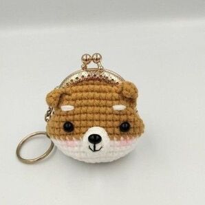 ハンドメイド がま口 ポーチ#24