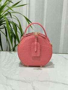  pretty Mini bag crocodile leather wani original leather handbag handbag bag 2WAY diagonal .. shoulder bag lady's bag light weight 