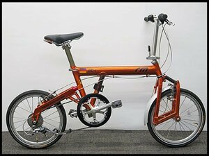 △ R &amp; M/Rise и Muller Folding Bicycle BD-1 Классический 18-дюймовый/алюминиевый рамка/малый диаметр/мини-верополосный/складной велосипед