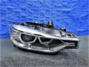 3809　BMW　3シリーズ　F30　F31　前期　右ライト　HID　63.11-7 259 544　良品