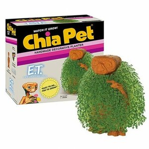 チアペット E.T. 栽培キット フィギュア Chia Pet ET 観葉植物 アメトイ アメリカントイ アメリカン雑貨