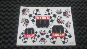 1970年代～1980年代頃のステッカー　WYNN’S　USA　