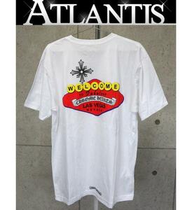 銀座店 クロムハーツ 新品 ラスベガス限定 Tシャツ 半袖 メンズ size:L 白