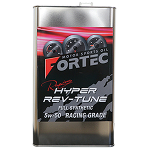 FORTEC(フォルテック) SAE/5W-50 Racing HYPER REV TUNE(レーシングハイパーレブチューン)RACING GRADE(完全合成油)5L