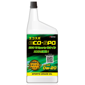 FORTEC(フォルテック) SAE/0w-20 ECO-SPO OIL (エコ・スポ)(半合成油)20L