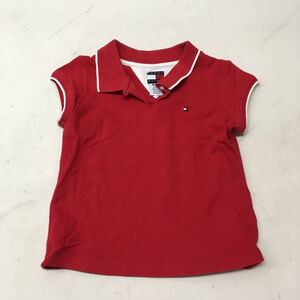 送料無料★TOMMY HILFIGER トミーヒルフィガー★半袖Tシャツ　ポロシャツ★4T 100㎝　男女兼用　キッズ　子供#50718sj154