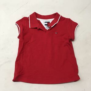 送料無料★TOMMY HILFIGER トミーヒルフィガー★半袖Tシャツ ポロシャツ★4T 100㎝ 男女兼用 キッズ 子供#50718sj154の画像1