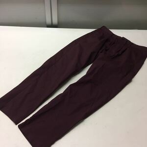  free shipping *K THE SHOP TK Takeo Kikuchi * wide pants bottoms * men's S size bordeaux wine #50724sj62