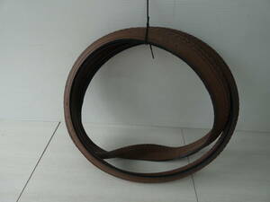 * bicycle tire SHINKO CO.,LTD 27×1 3/8 SR078-44 DEMING 27L/L Brown tea color H03438
