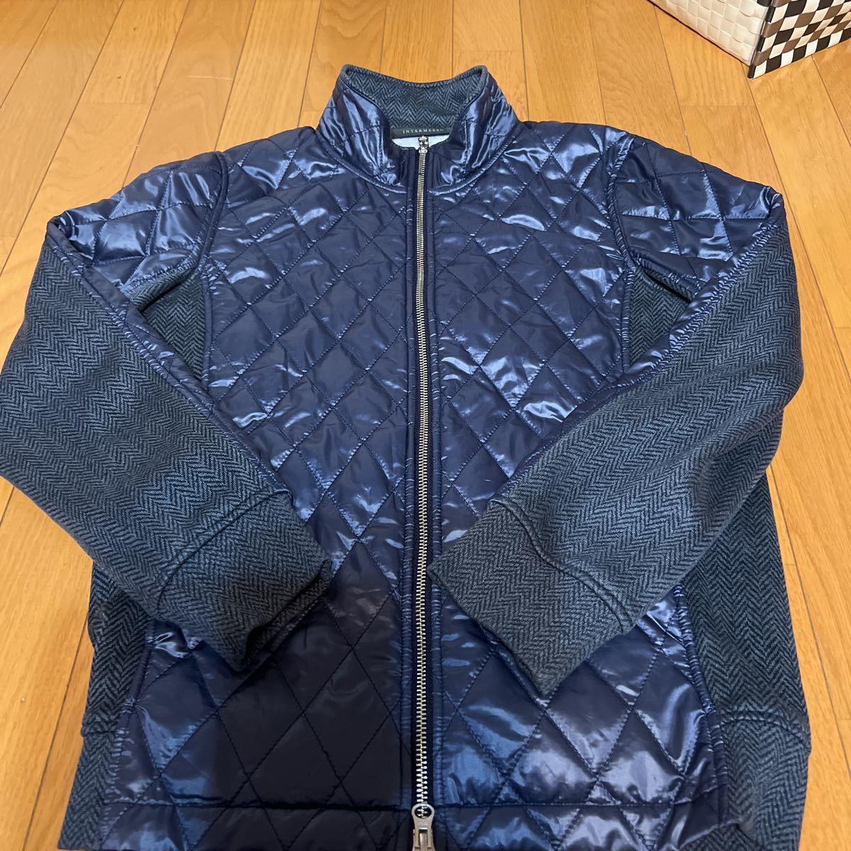 未使用・タグ付き】coach中綿キルティングジャケット レザー