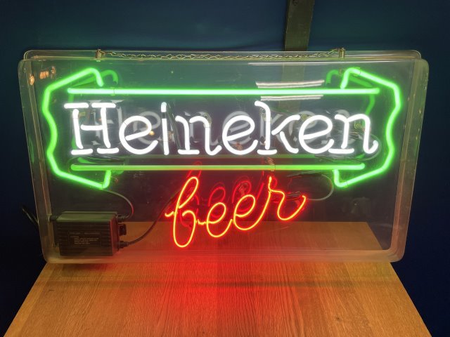 完動品】Heineken ネオン管 ネオン看板 レトロチック | nate-hospital.com