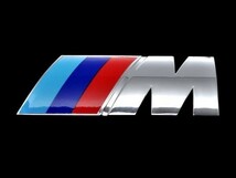 BMW Mリア立体エンブレム /リアクロームエンブレム/トランクエンブレム/メッキ/X1/X2/X3/X4/X5/X6/X5M/X6M/X4M/M1/M2/M3/M4/M5/M6/E60/GT_画像1