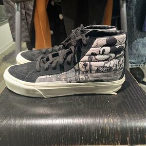 VANS バンズ OG SK8-Hi LX Disney Mickey 90th Cartoon size27.5 スニーカー【表参道t07】