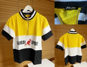 【激安1点のみ 国内正規品】WEGO別注 KANGOL SPORT カンゴールスポーツ レディース 半袖 ハーフジップ 薄手 スウェット F（フリーサイズ）