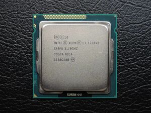 INTEL LGA1155 XEON E3-1220V2 SR0PH 3.10GHZ COSTA RICA 動作画面有 定形外発送\140可