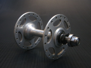 (NJS)　36穴　FRONT HUB　ラージハブ　DURA-ACE　SHIMANO　旧車部品　デュラエース　フロントハブ　ピスト　競輪　ヴィンテージ　シマノ