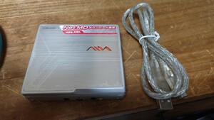 AIWA AM-NX1 Net-MD ポータブルMDレコーダー 再生可保証なし