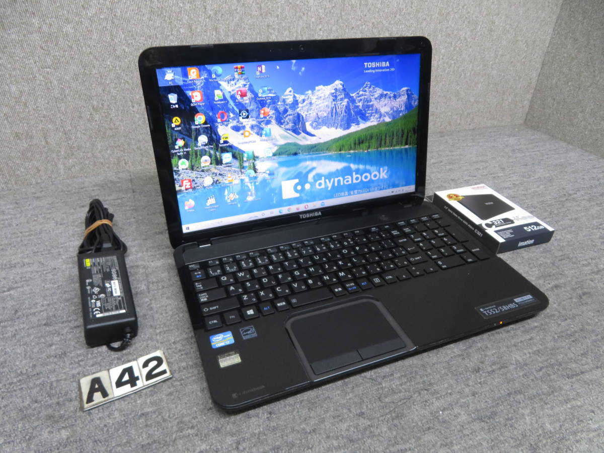 秒速起Core i7 8CPU / 8GB /『新品・爆速』SSD 512GB ◇東芝T552/58HBS