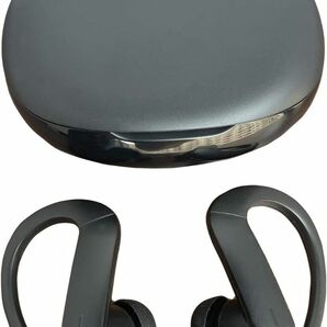 Bluetooth イヤホン ワイヤレスイヤホン スポーツ用に設計されています - 黒