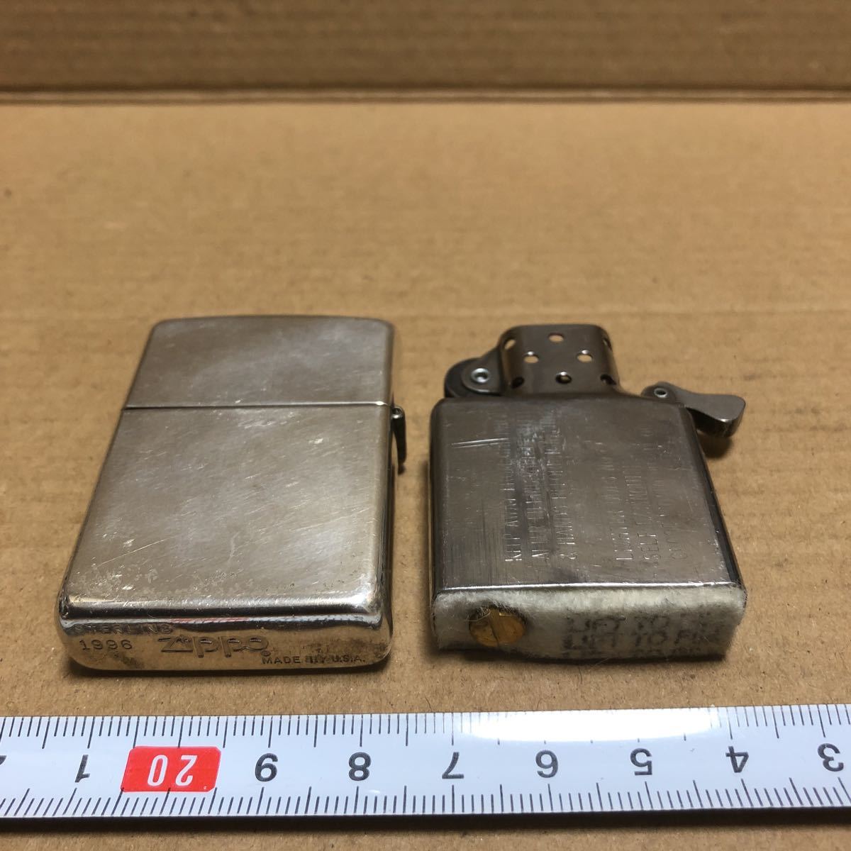 ZIPPO/ジッポ STERLING SILVER/スターリングシルバー スリム プレーン