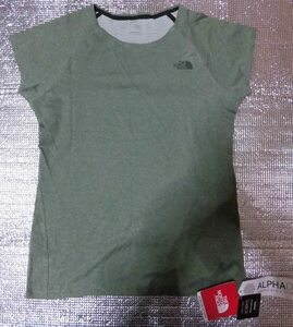 新品 ノースフェイス NORTH FACE ドライシャツ Tシャツ アルファドライシャツ Lサイズ マキシフレッシュ シャツ 半袖シャツ 女性