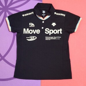 デサント ポロシャツ ネイビー レディースLサイズ DAT-4320W