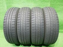 中古 ダンロップ タイヤ 夏 155/65R14 4本 2017年 EC300_画像1